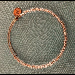 Alex and Ani Clear Bead & Gold Bracelet